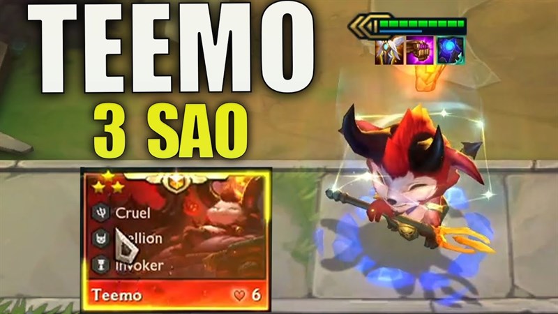 Sự xuất hiện của Teemo giúp đội hình của bạn trở nên toàn diện hơn rất nhiều
