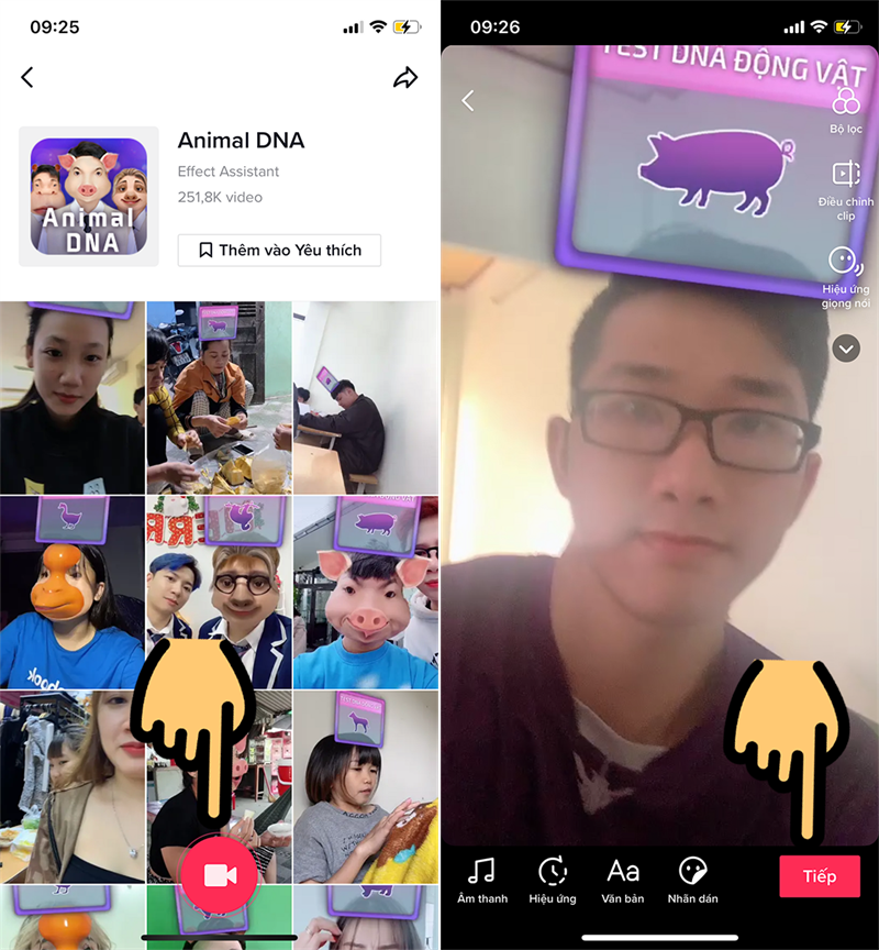 Nhấn n&uacute;t Quay phim m&agrave;u đỏ