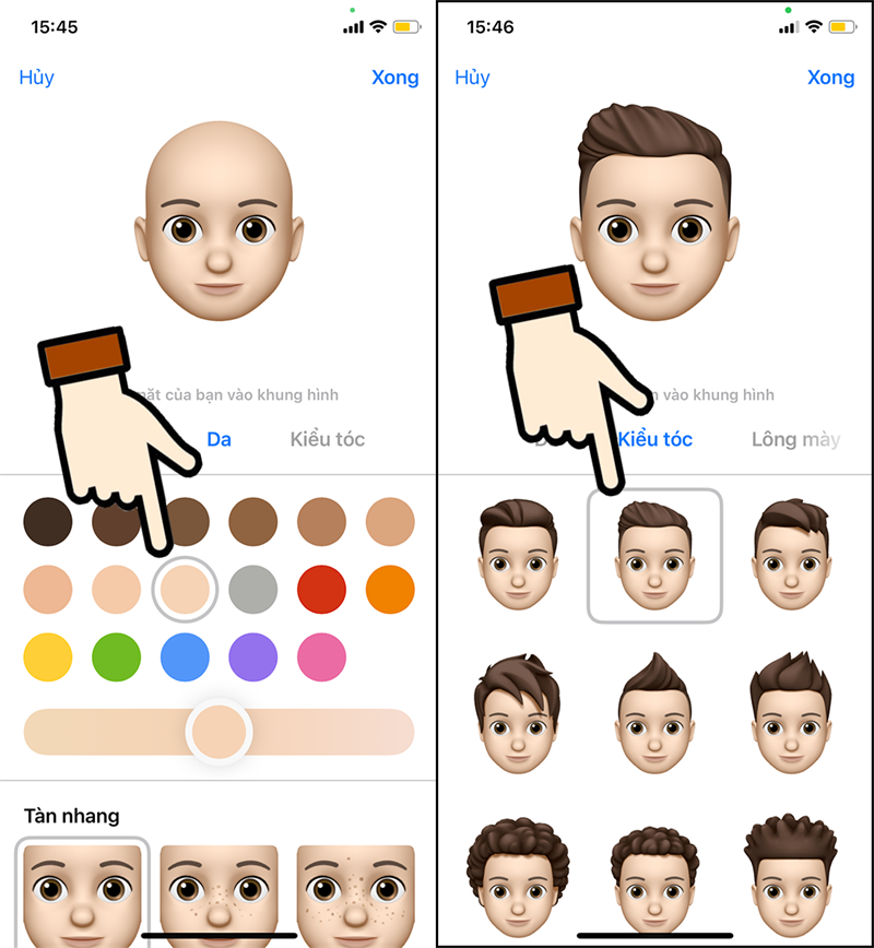 Hướng dẫn cách tạo Memoji hoàn toàn mới cho iPhone X trên iOS 12 | Hoàng Hà  Mobile