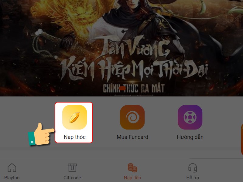 Chọn nạp thóc Chọn nạp thóc