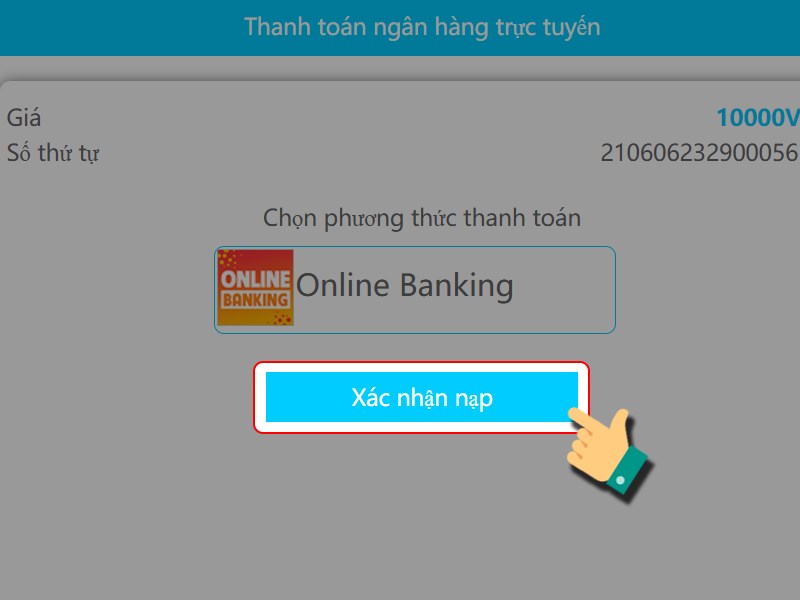 X&aacute;c nhận Nạp