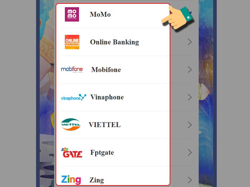 Chọn phương thức thanh to&aacute;n