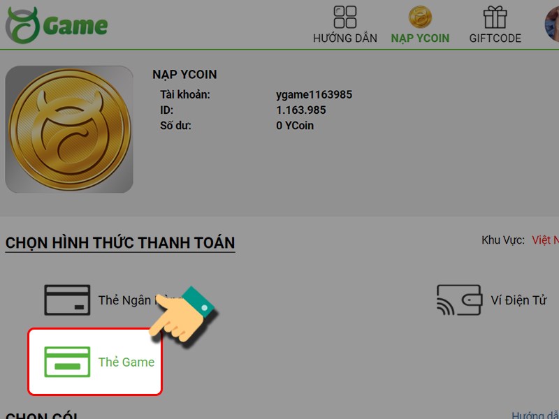 Chọn h&igrave;nh thức thanh to&aacute;n