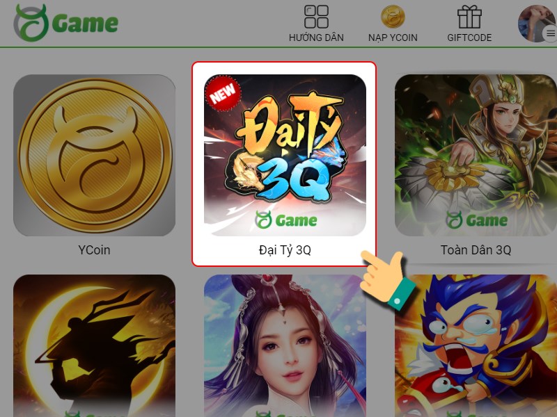 Chọn game Đại Tỷ 3Q