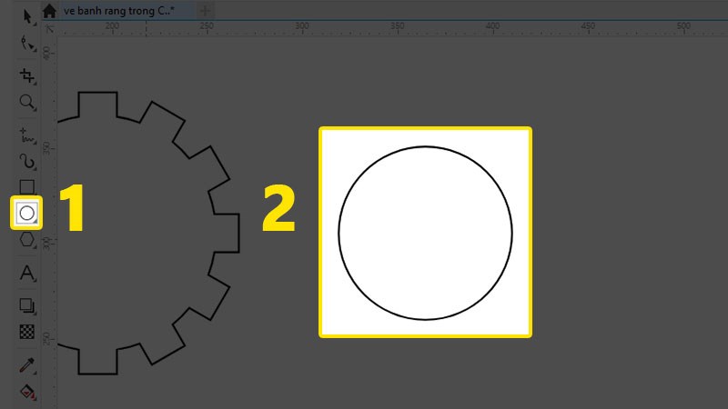 Vẽ th&ecirc;m h&igrave;nh tr&ograve;n mới