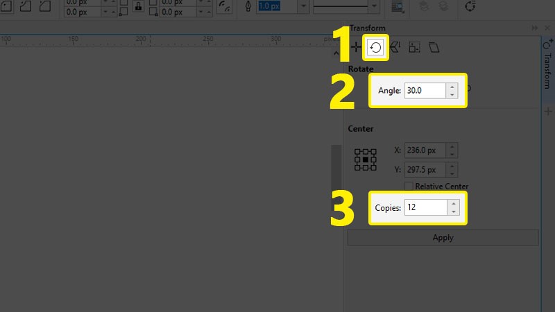 Nhập gi&aacute; trị cho Angel v&agrave; Copies