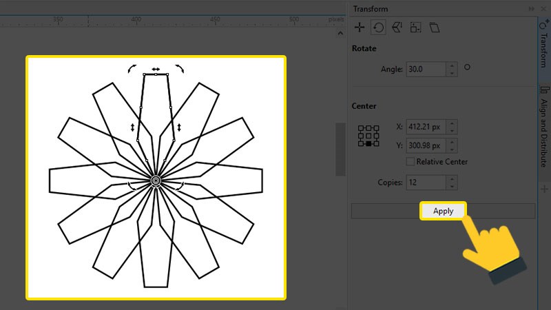 Apply v&agrave; xem kết quả