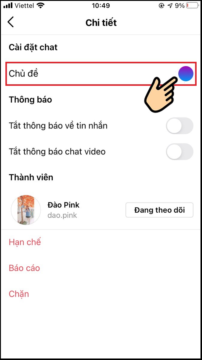 Chọn Chủ đề