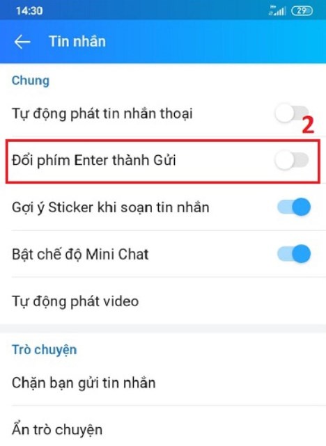 4 bước đơn giản để nhắn tin xuống d&ograve;ng trong Zalo tr&ecirc;n Android - Ảnh 3