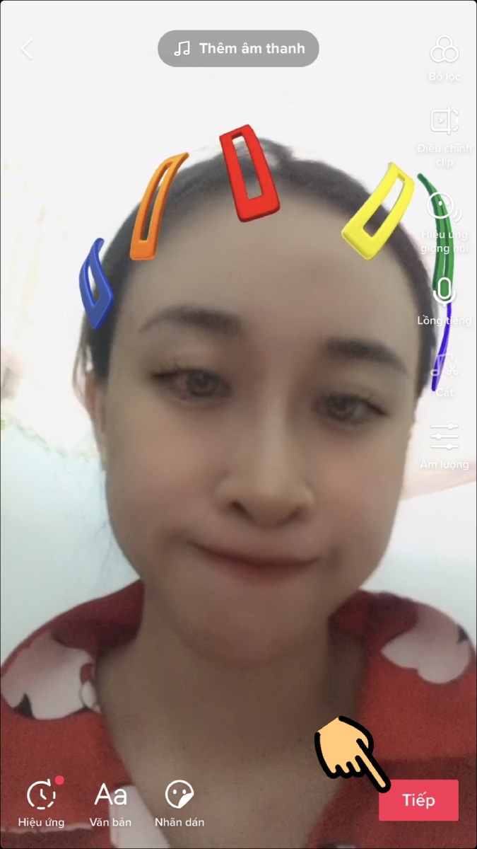 Nhấn n&uacute;t Tiếp