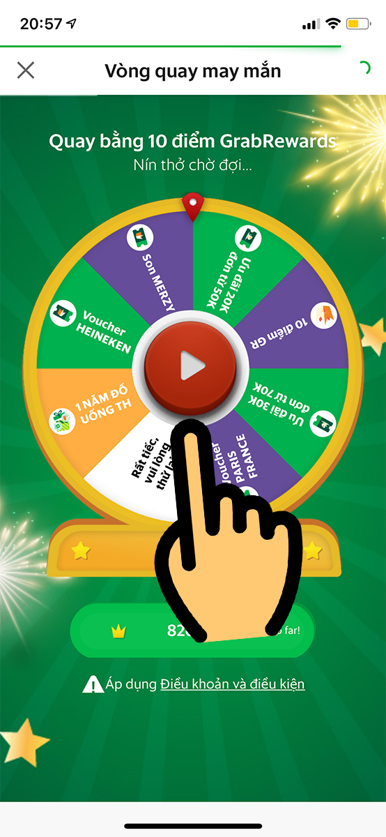 Nhấn v&agrave;o n&uacute;t quay số m&agrave;u đỏ