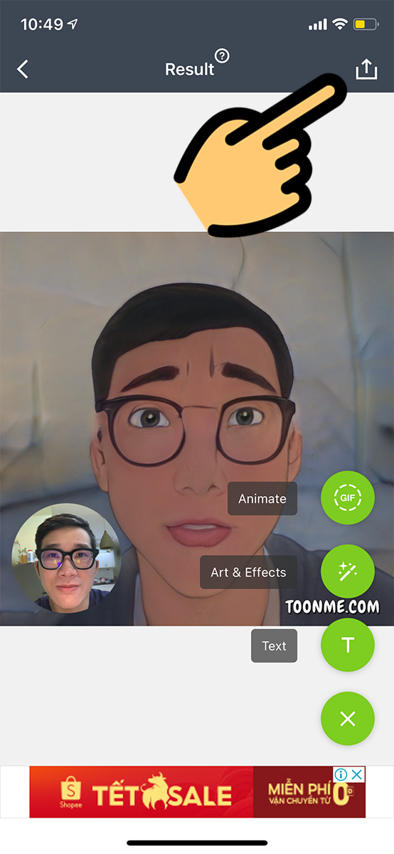 Th&ecirc;m chữ v&agrave;o ảnh hoặc hiệu ứng