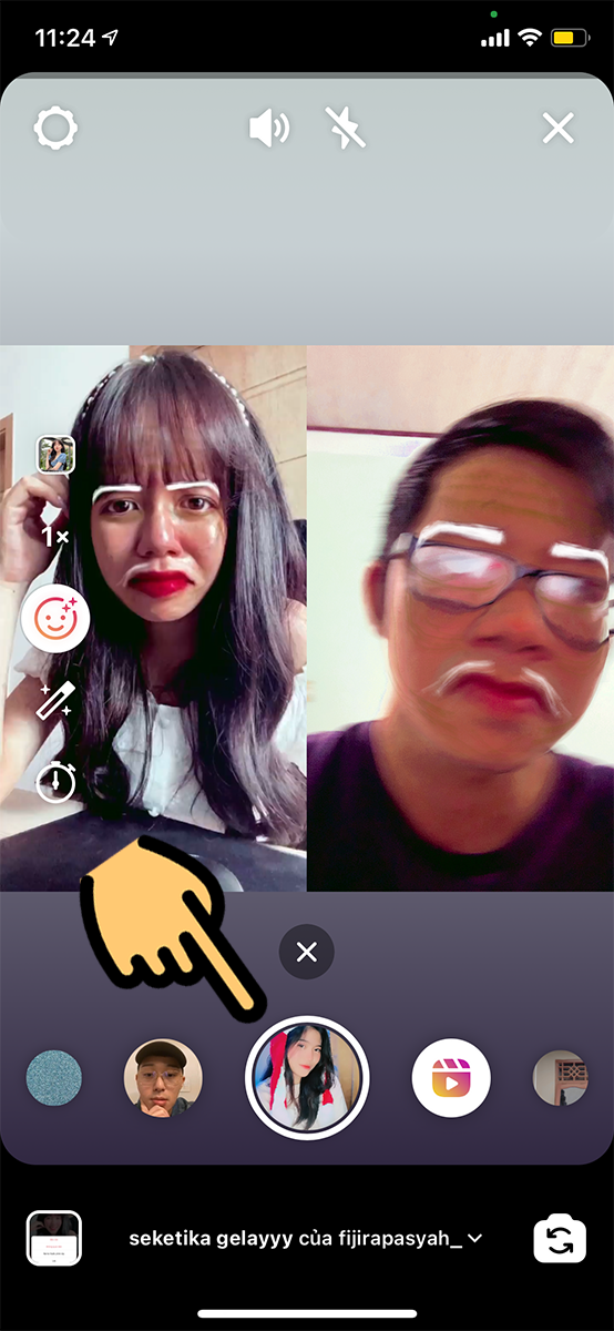 Bạn quay video theo &yacute; th&iacute;ch