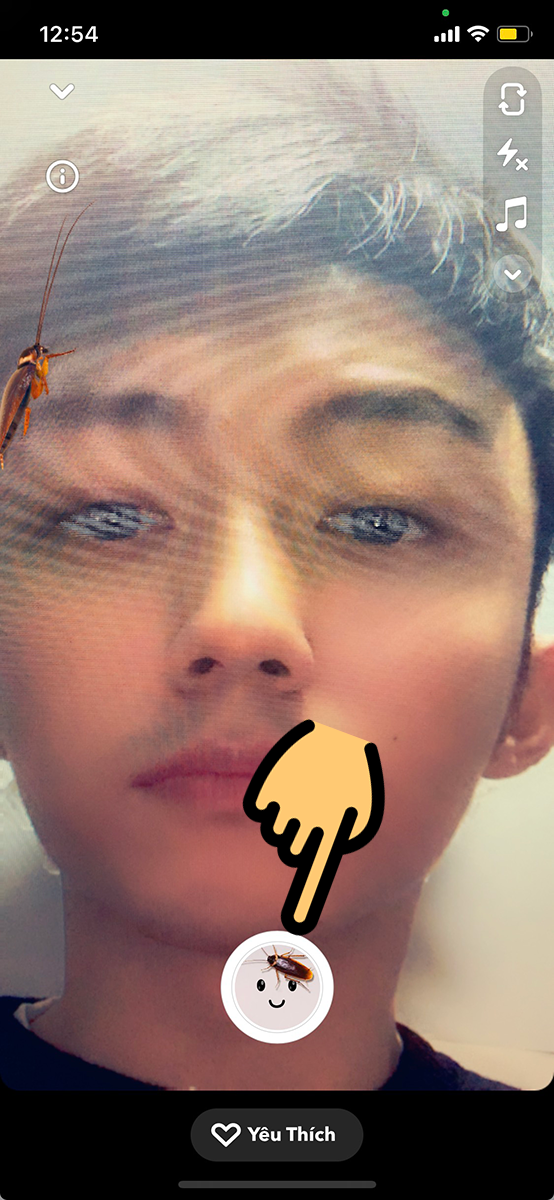 Nhấn giữ n&uacute;t chụp