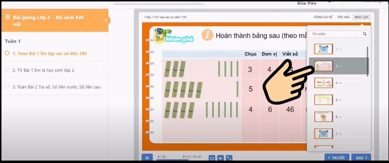 B&agrave;i học c&oacute; đầy đủ nội dung, k&egrave;m hiệu ứng v&agrave; lời giảng b&agrave;i