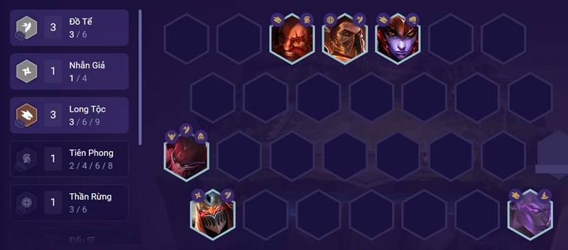 Đội h&igrave;nh giữa trận