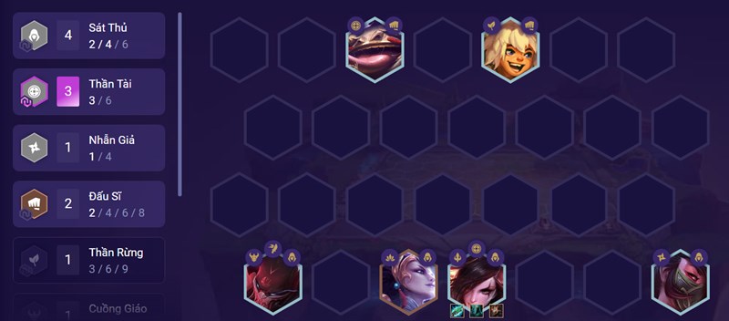 Đội hình giữa trận