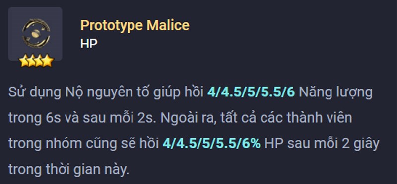 Prototype Malice (4 sao)