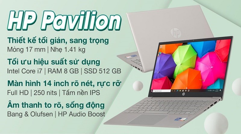 Laptop HP Pavilion 14 dv0534TU i7