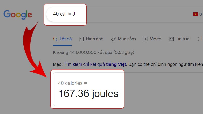 Bạn truy cập vào trang chủ Google và gõ vào ô tìm kiếm