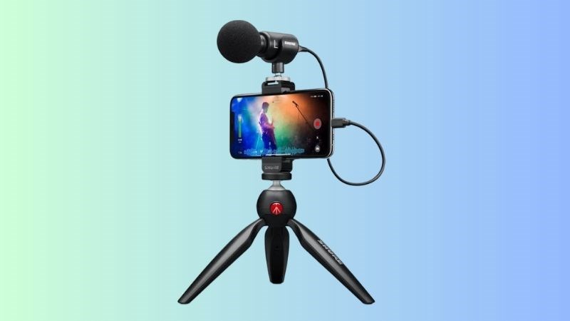  Micro c&oacute; d&acirc;y Shure MV88+ Video Kit