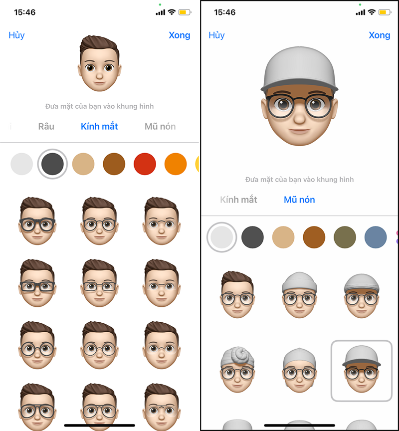Cách tạo Memoji icon mặt người trên iPhone cực hay