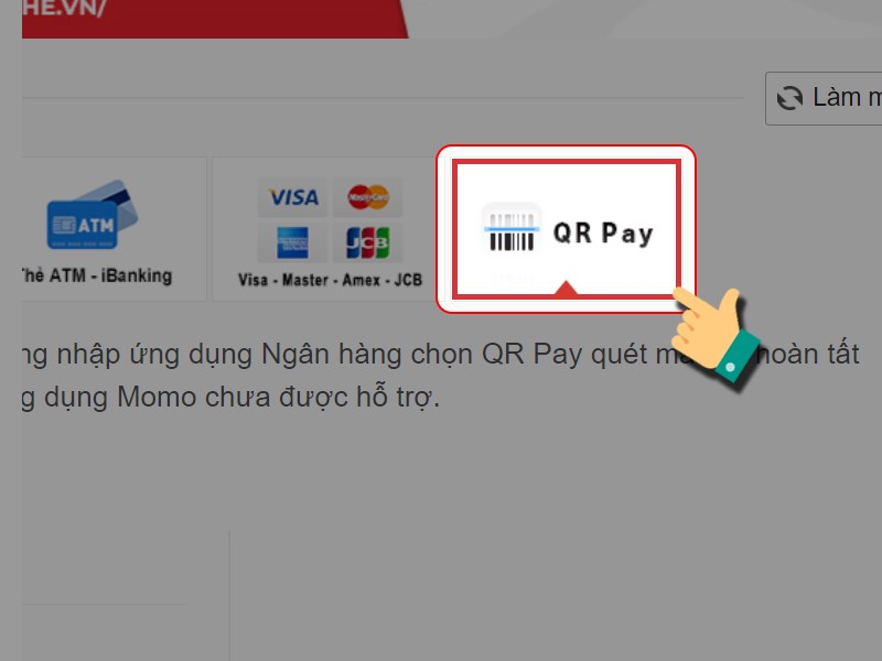 Chọn QR Pay