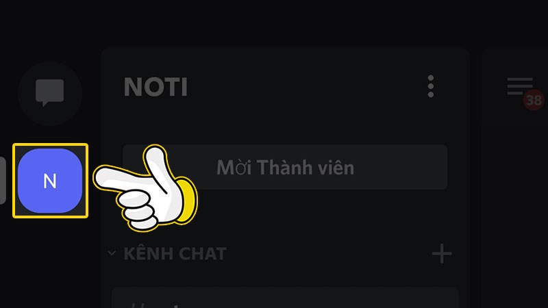 Mở máy chủ