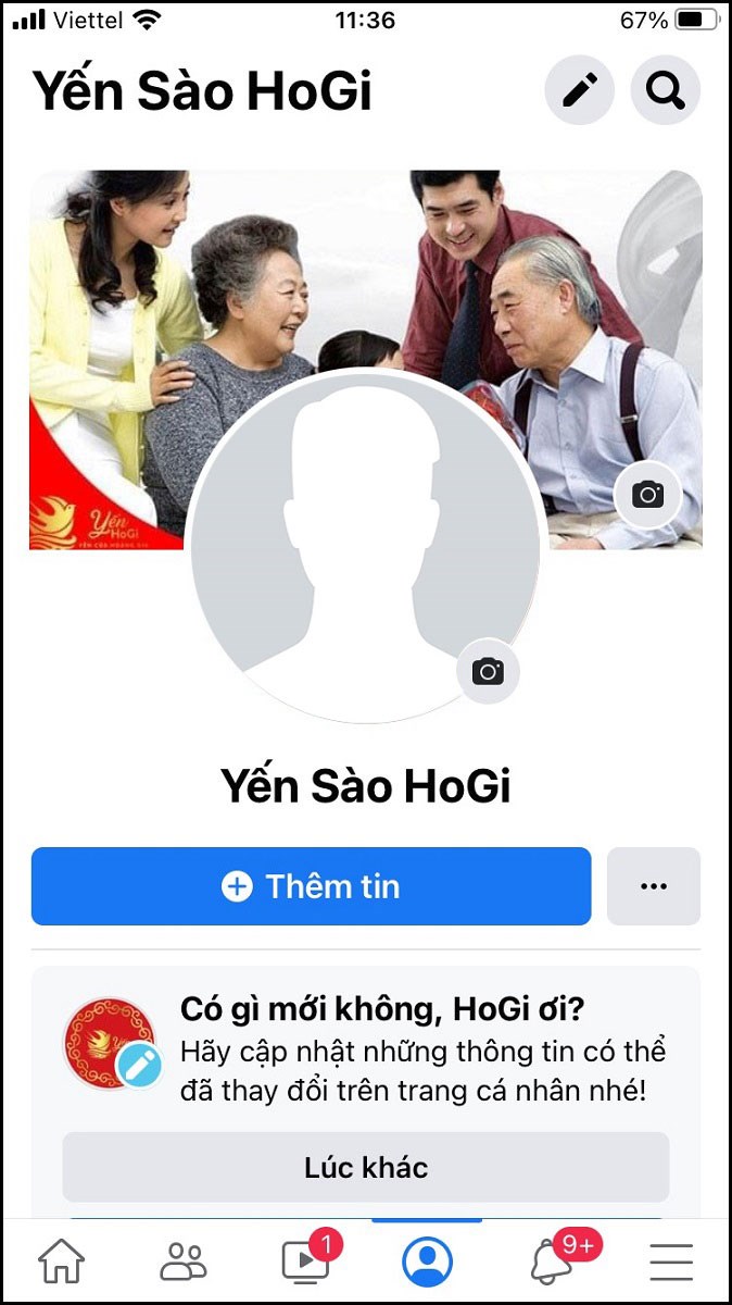 Cách để ảnh đại diện trống trên Facebook