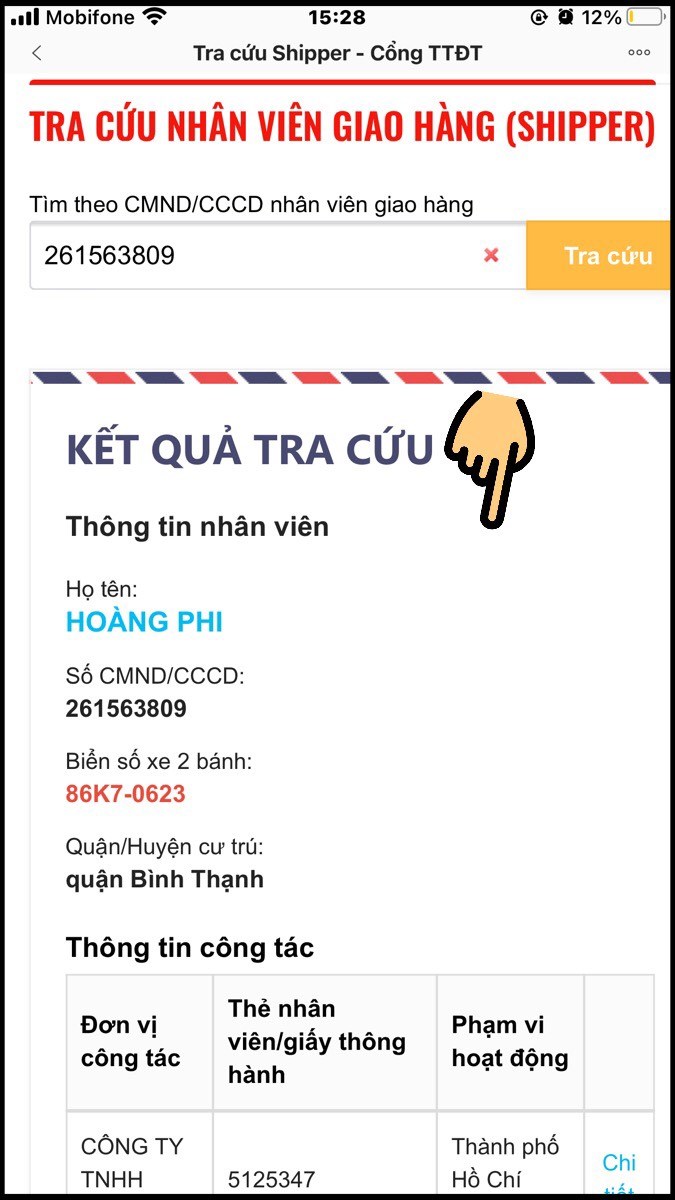 Xem Kết quả tra cứu