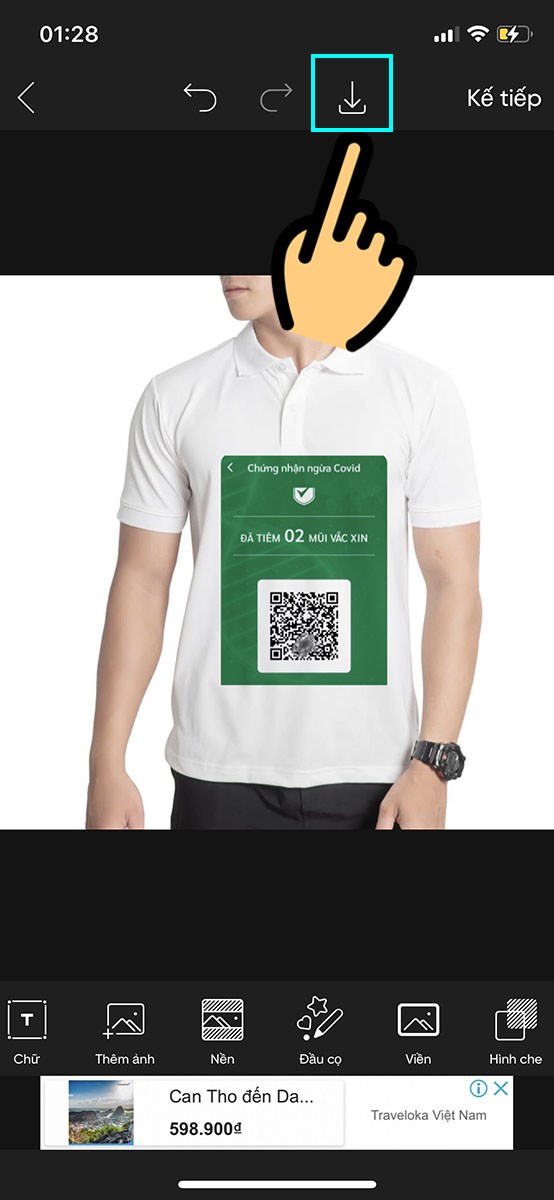 Nhấn n&uacute;t Download để tải ảnh về m&aacute;y