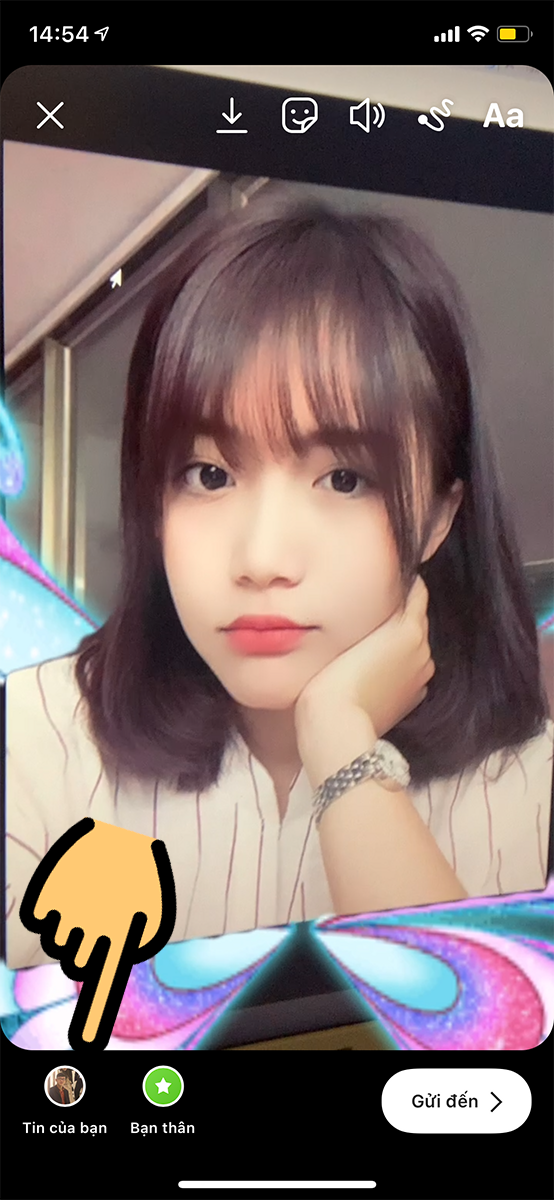 Đăng nhanh lên mục Story Instagram