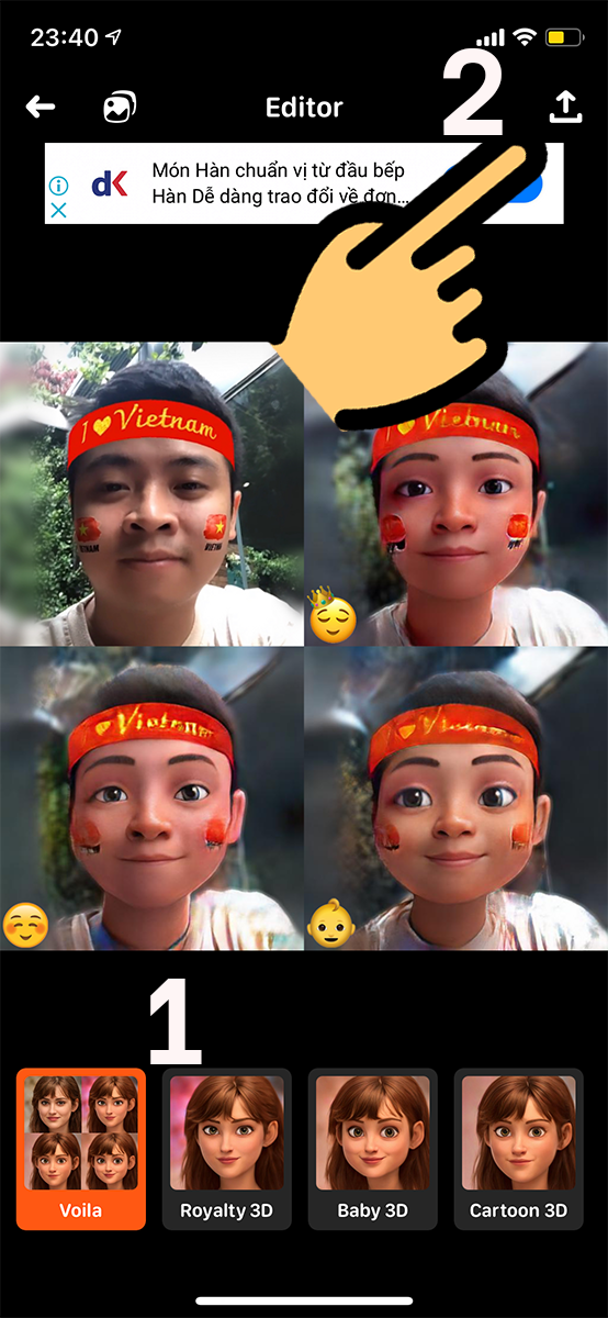 Nhấn biểu tượng tải về để tải ảnh Nhấn biểu tượng tải về để tải ảnh