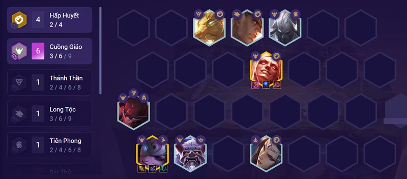 Đội h&igrave;nh cuối trận