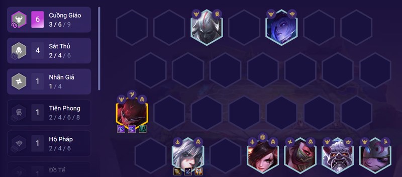 Đội h&igrave;nh cuối trận