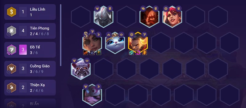 Đội h&igrave;nh cuối trận