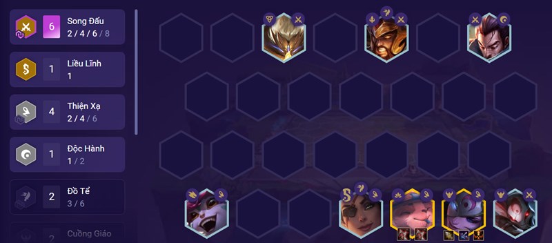 Đội h&igrave;nh cuối trận