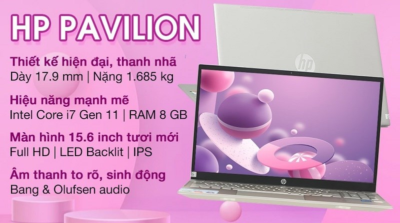 Laptop HP Pavilion 15 eg0504TU i7