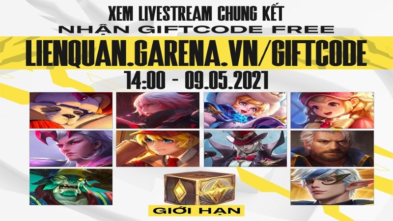 Xem stream nhận Giftcode