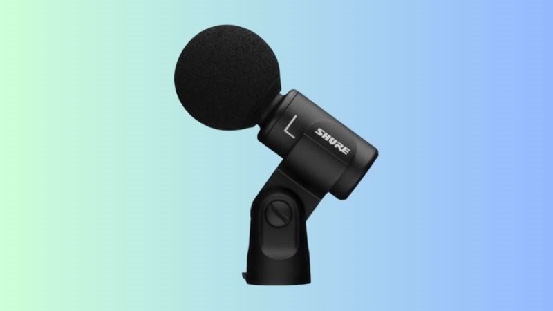 Micro c&oacute; d&acirc;y Shure MV88+Stereo USB