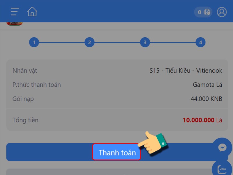 Xác nhận thanh toán