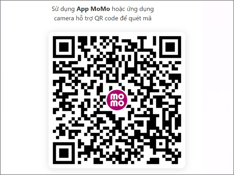 Quét mã QR để thanh toán