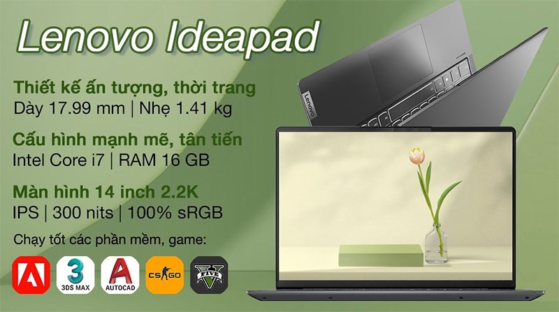 Laptop Lenovo Ideapad 5 Pro 14ITL6 i7