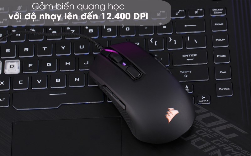 Độ ph&acirc;n giải cao đến 12.400 DPI