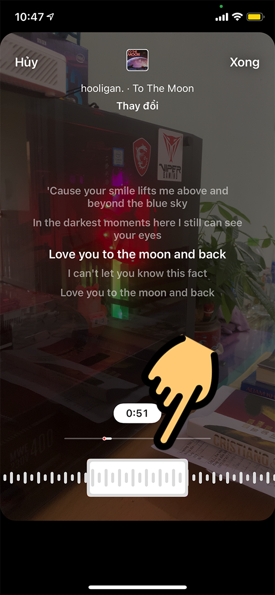 k&eacute;o đến đoạn nhạc y&ecirc;u th&iacute;ch