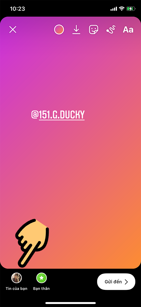 Nhấn v&agrave;o mục Tin của bạn