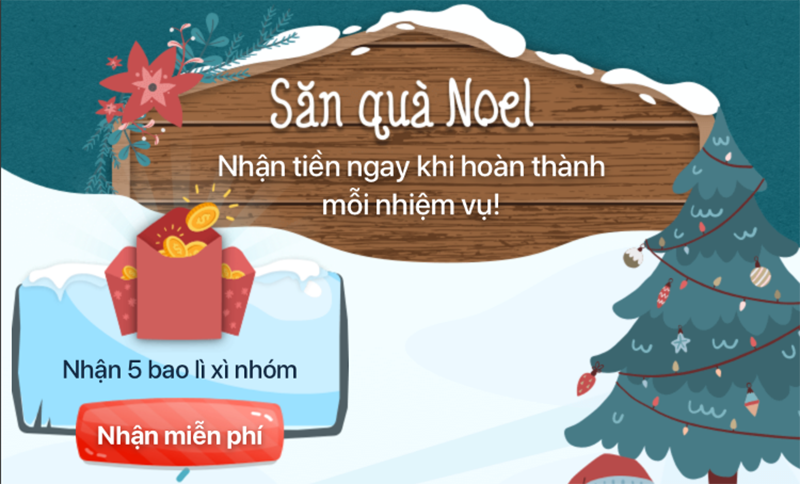 Cách nhận quà giáng sinh từ ZaloPay Cách nhận quà giáng sinh từ ZaloPay