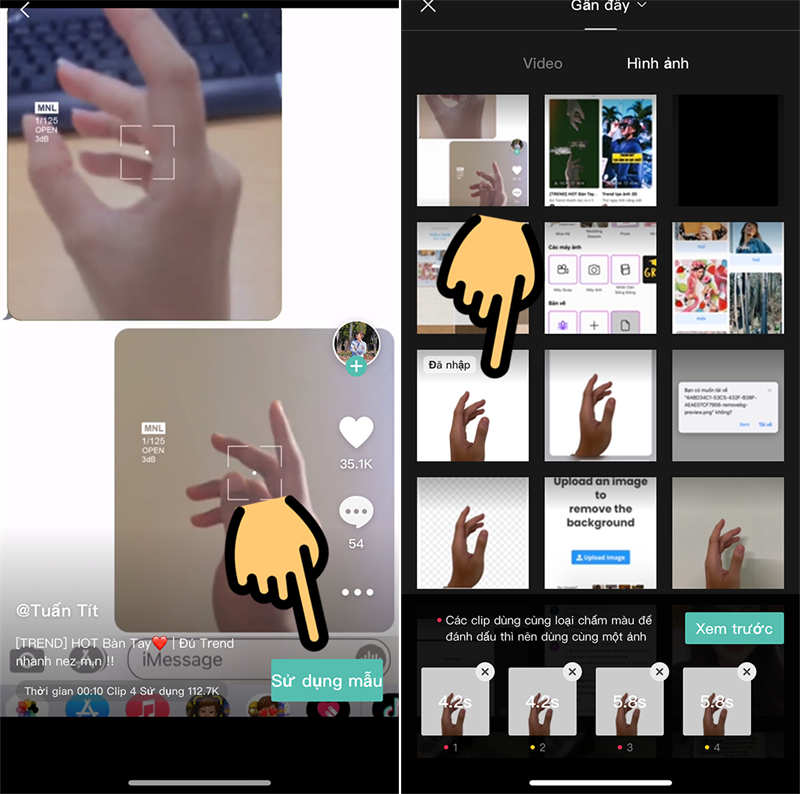 Chọn ảnh bàn tay đã xóa phông Chọn ảnh bàn tay đã xóa phông