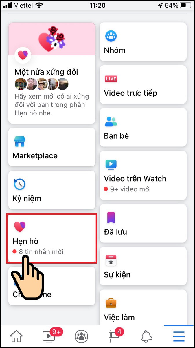 Chọn Hẹn h&ograve;