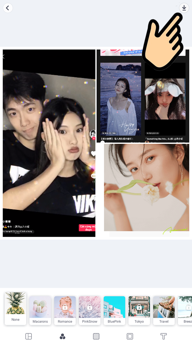 chỉnh m&agrave;u, hiệu ứng cho tấm ảnh